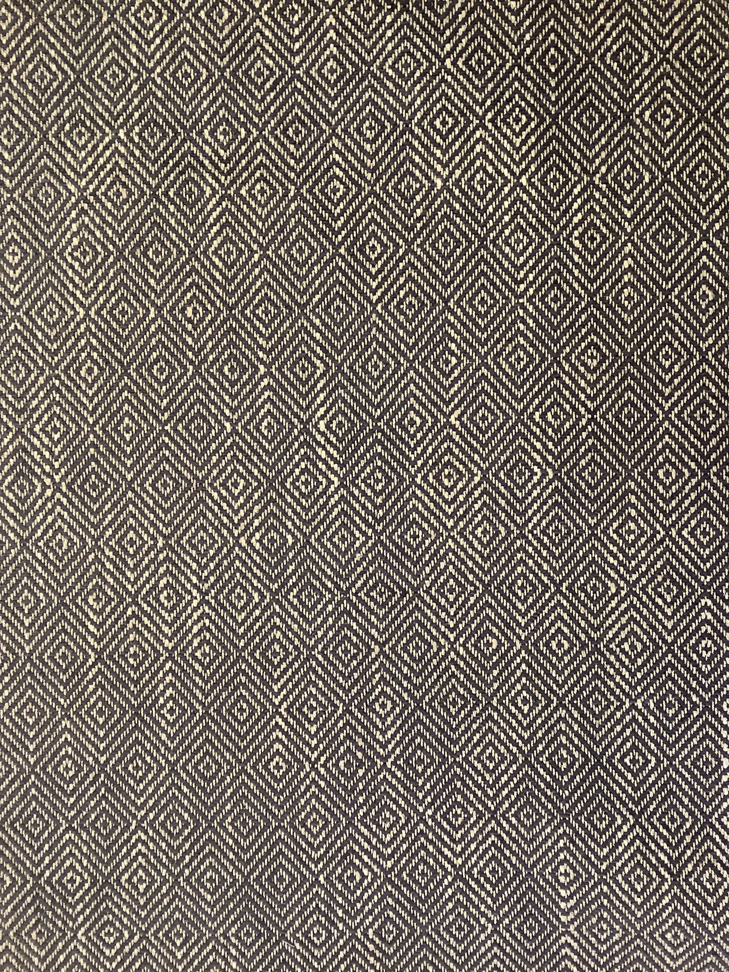 Navy Blue Geometric Weave