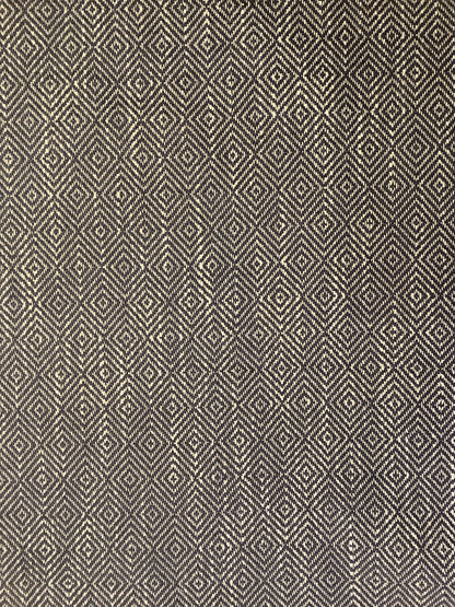 Navy Blue Geometric Weave