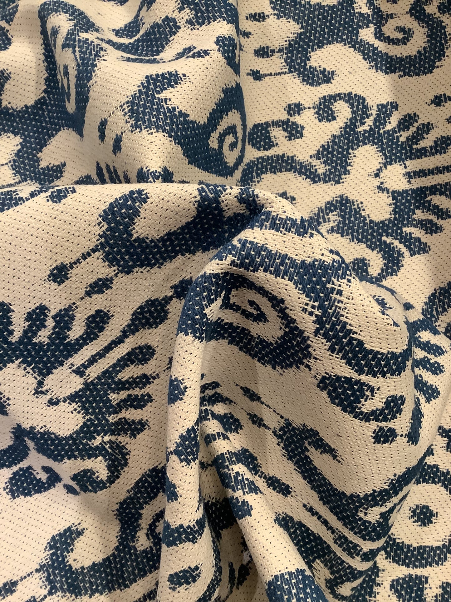 Athens Ikat - Navy
