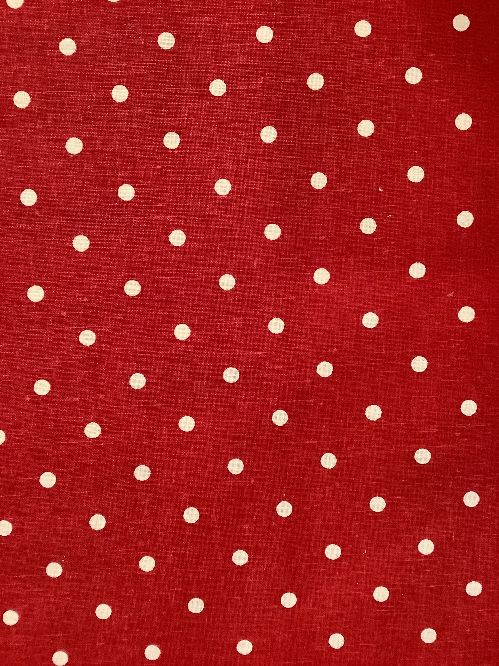 Red & White Polka Dot - Upstairs Downstairs Interiors