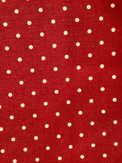 Red & White Polka Dot - Upstairs Downstairs Interiors