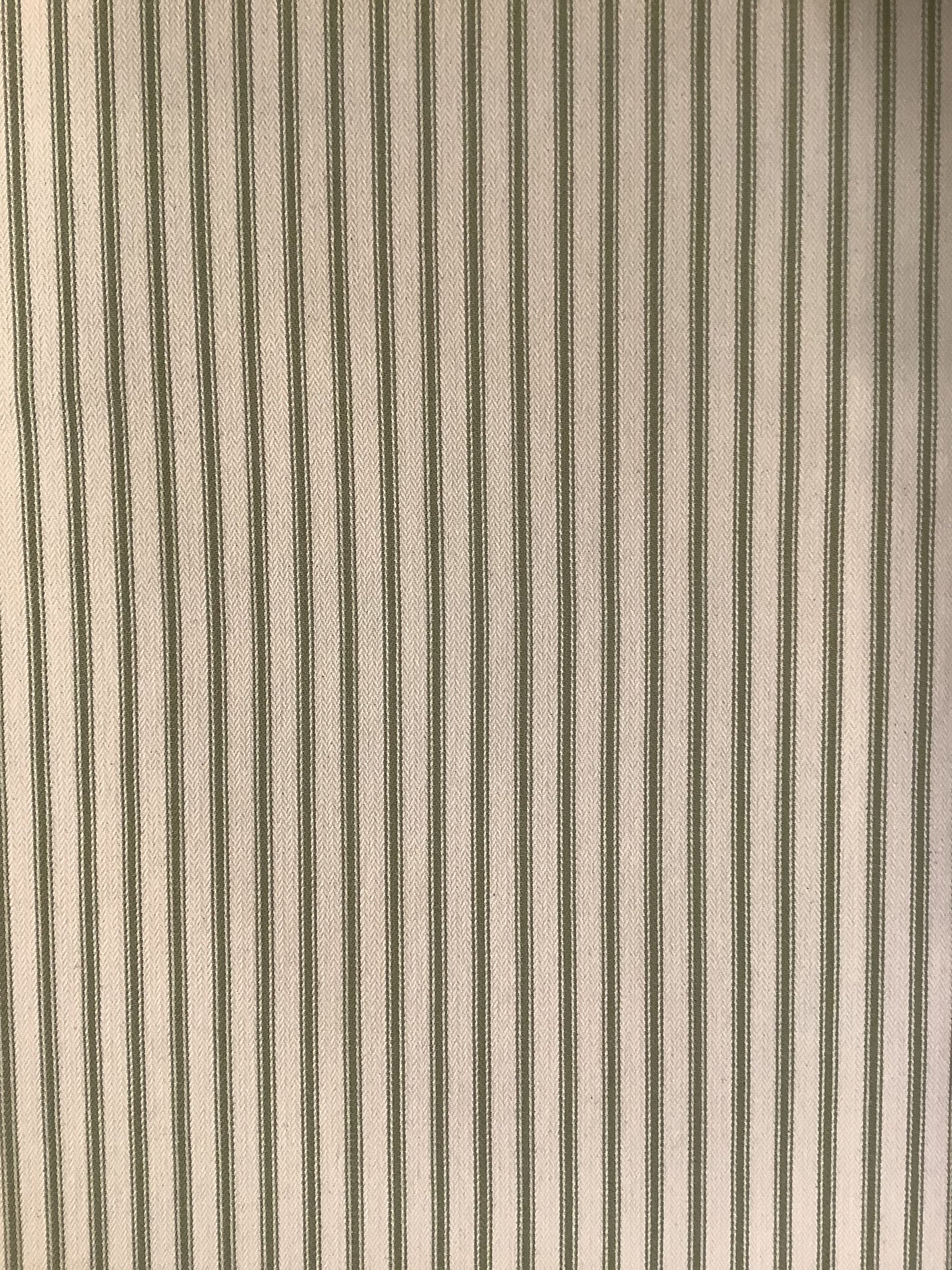 Green Hampton Ticking