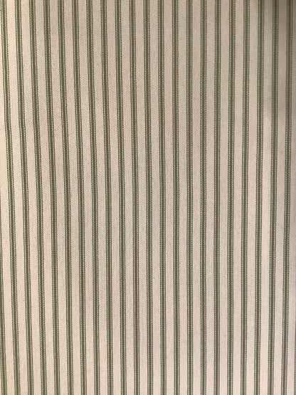 Green Hampton Ticking