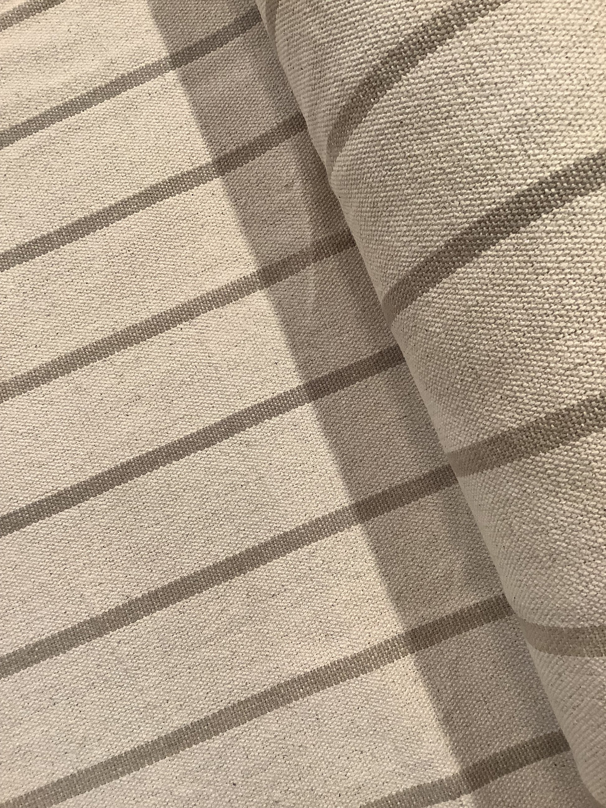 Austin Stripe - Natural - Upstairs Downstairs Interiors
