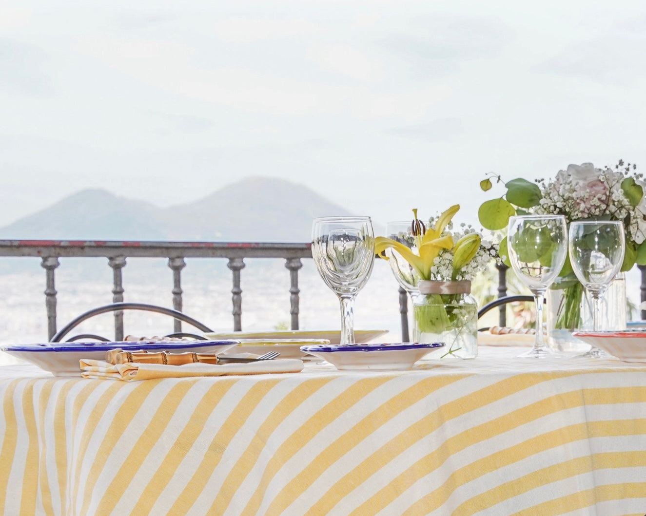 Summer Stripe Tablecloth