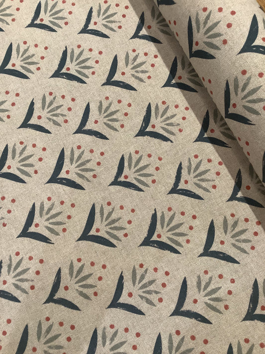 Berry Block Print