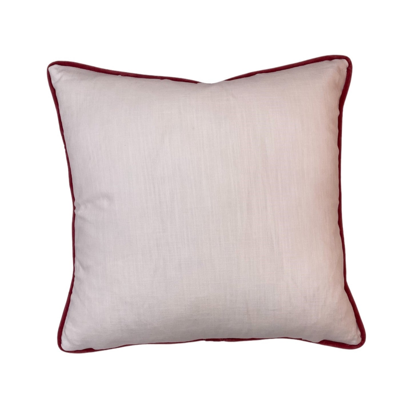 Charlotte Gaisford Suzanne Red Cushion 20" - Upstairs Downstairs Interiors