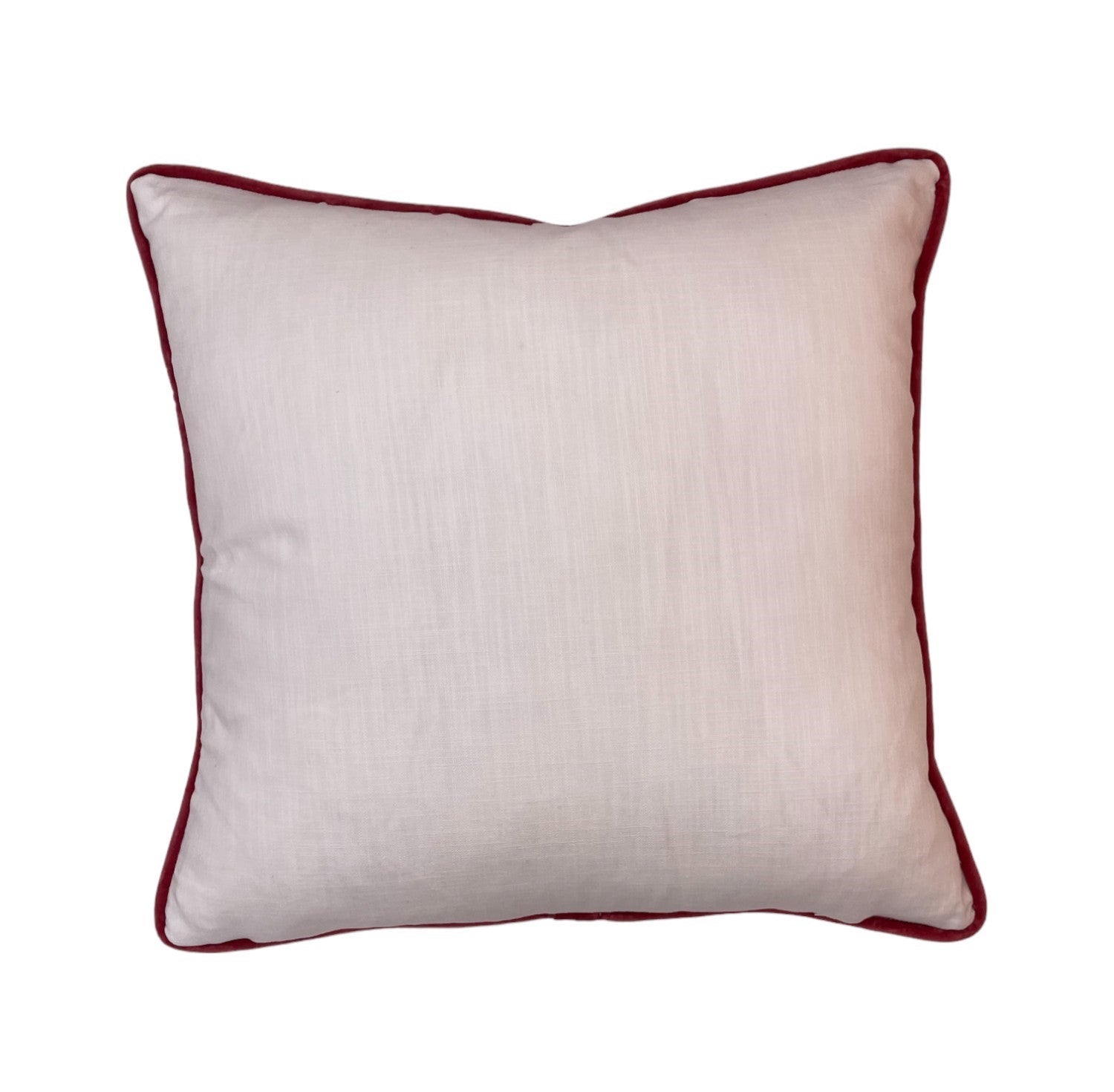 Charlotte Gaisford Suzanne Red Cushion 20" - Upstairs Downstairs Interiors