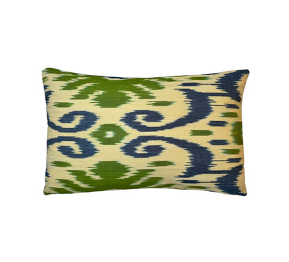 Silk Ikat Rectangle Cushion - Large