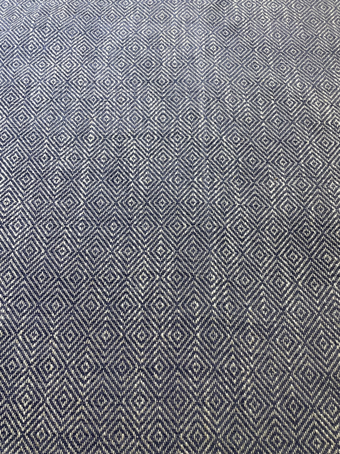 Navy Blue Geometric Weave