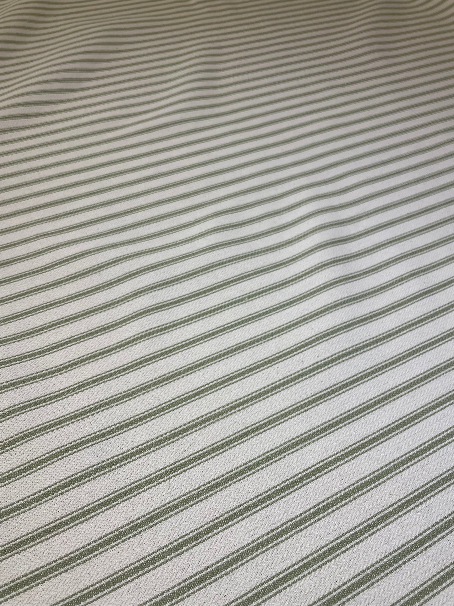 Green Hampton Ticking