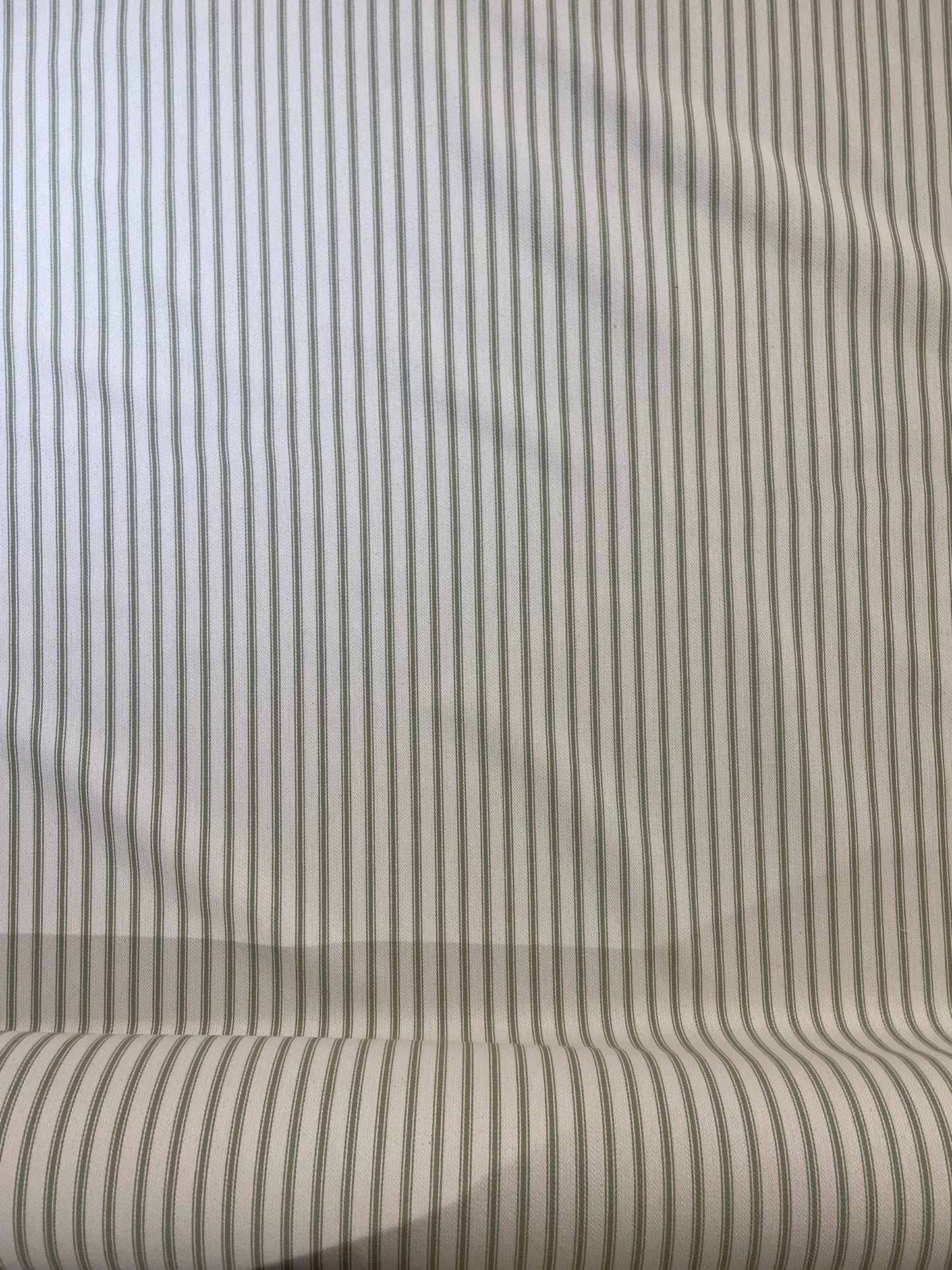 Green Hampton Ticking