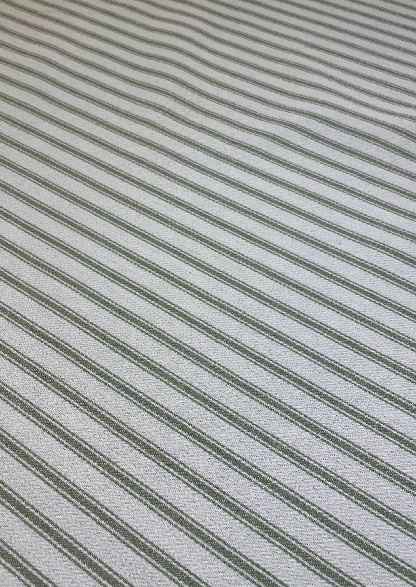 Green Hampton Ticking