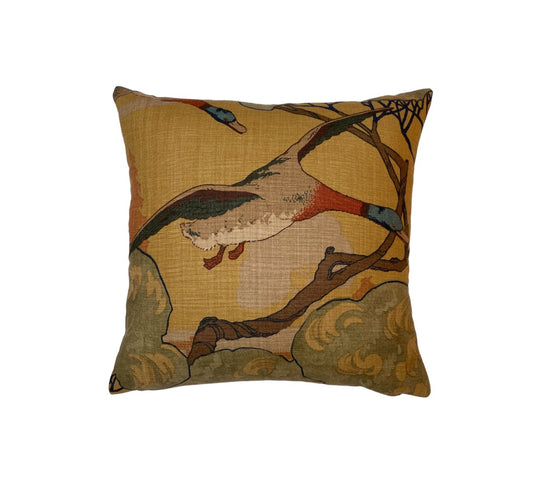 Mulberry Flying Ducks Cushion