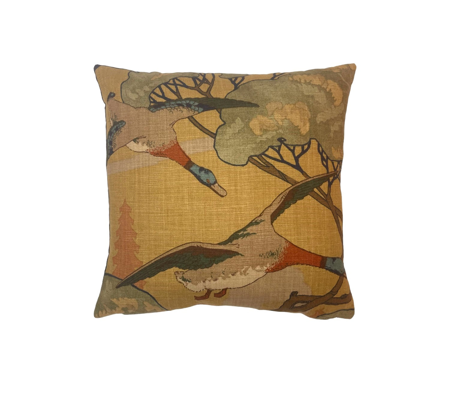 Mulberry Flying Ducks Cushion