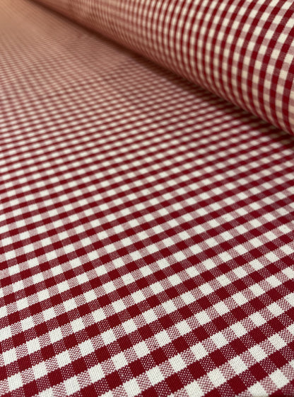 Small Red Gingham Check
