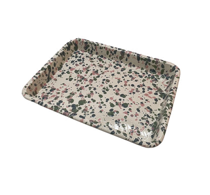 Enamelware Rectangle Baking Tray - Mint