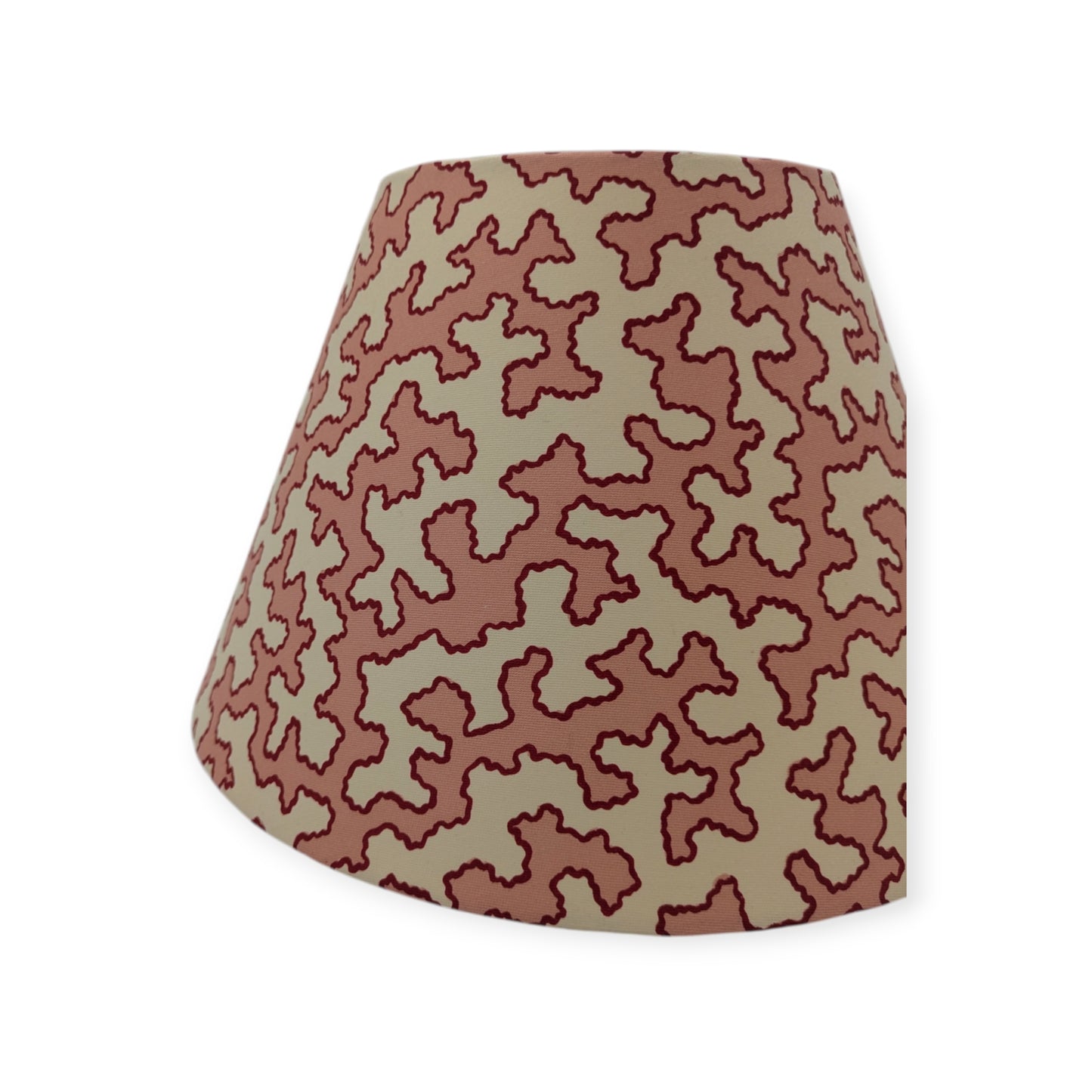 Sibyl Colefax Pink Squiggle Lampshade