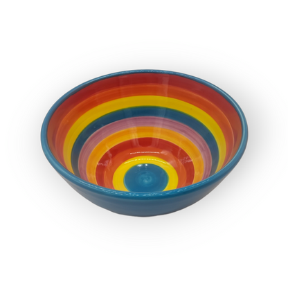 Iris Coloured Stripe Bowl