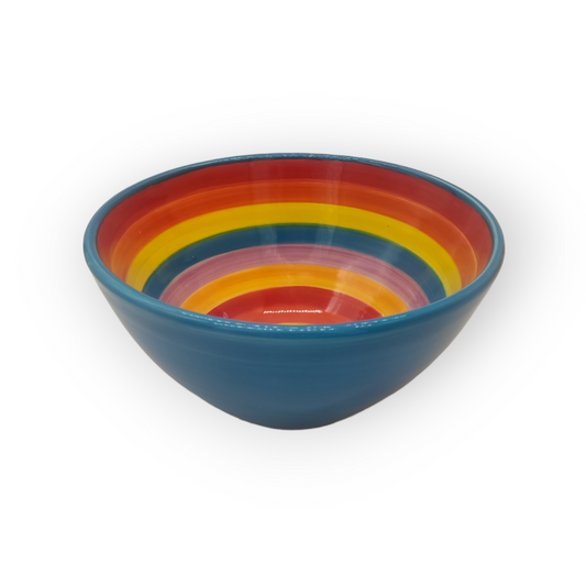 Iris Coloured Stripe Bowl