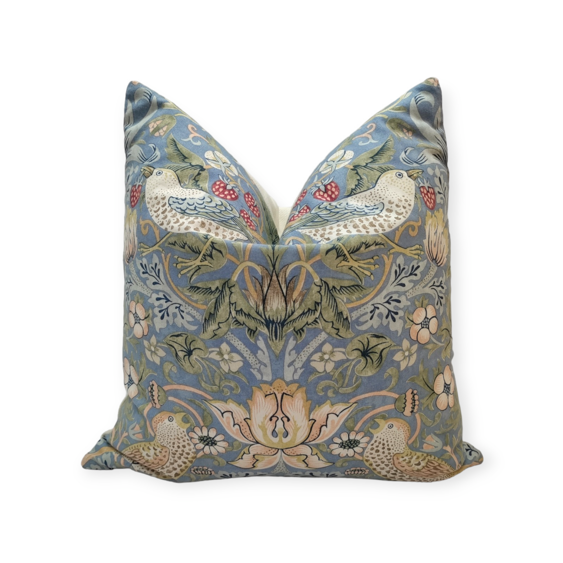 Morris Co Strawberry Thief Cushion