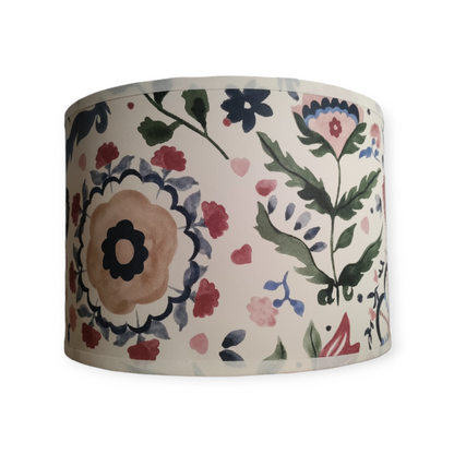 Joules Festival Flowers Drum Lampshade