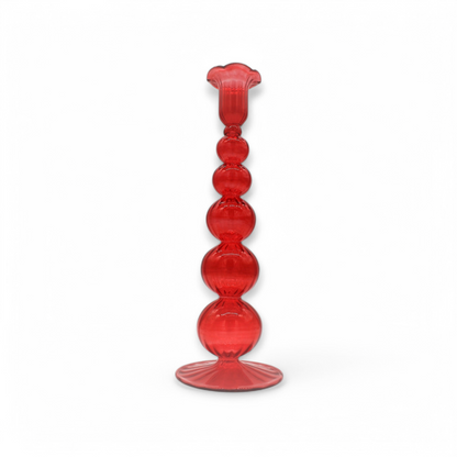 Tall Scalloped Candle Holder