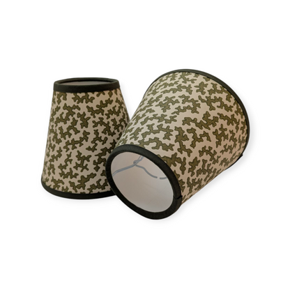 Sibyl Colefax Khaki Seaweed Lampshade