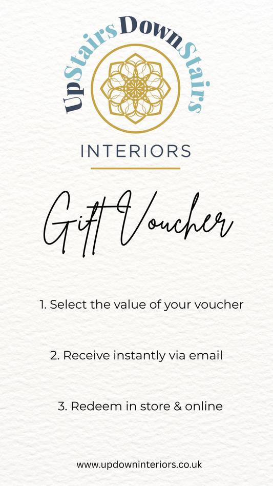 Upstairs Downstairs Interiors Gift Card
