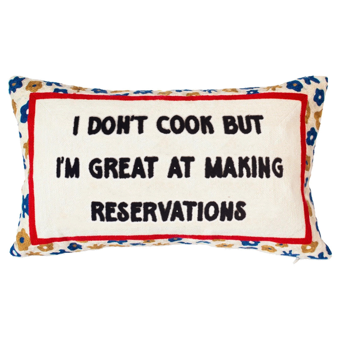 I Don't Cook Cushion