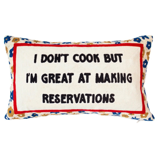 I Don't Cook Cushion