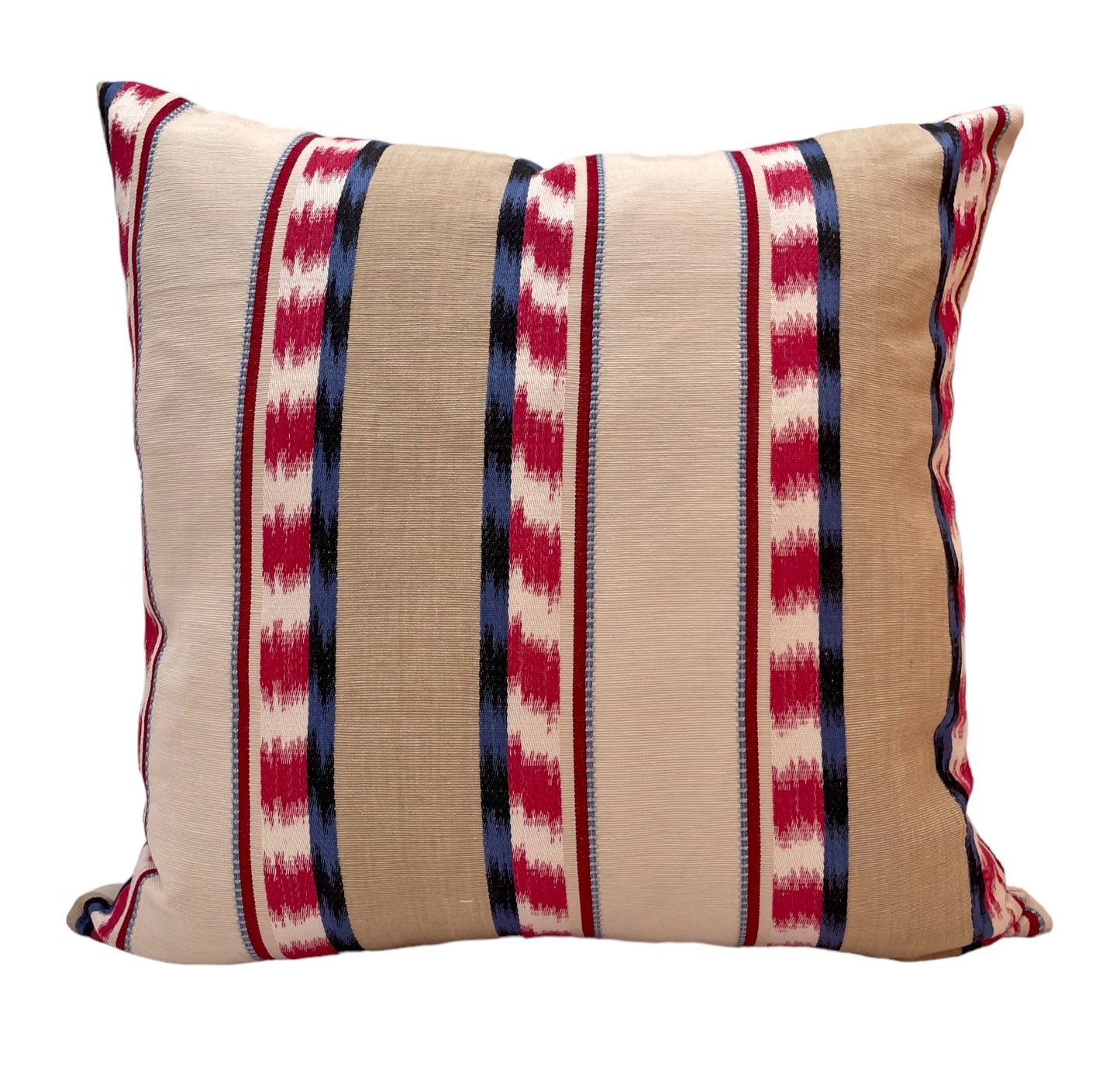 Barcelona Ikat Stripe Cushion