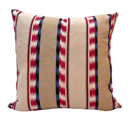 Barcelona Ikat Stripe Cushion