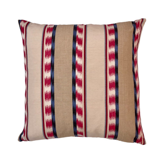 Barcelona Ikat Stripe Cushion