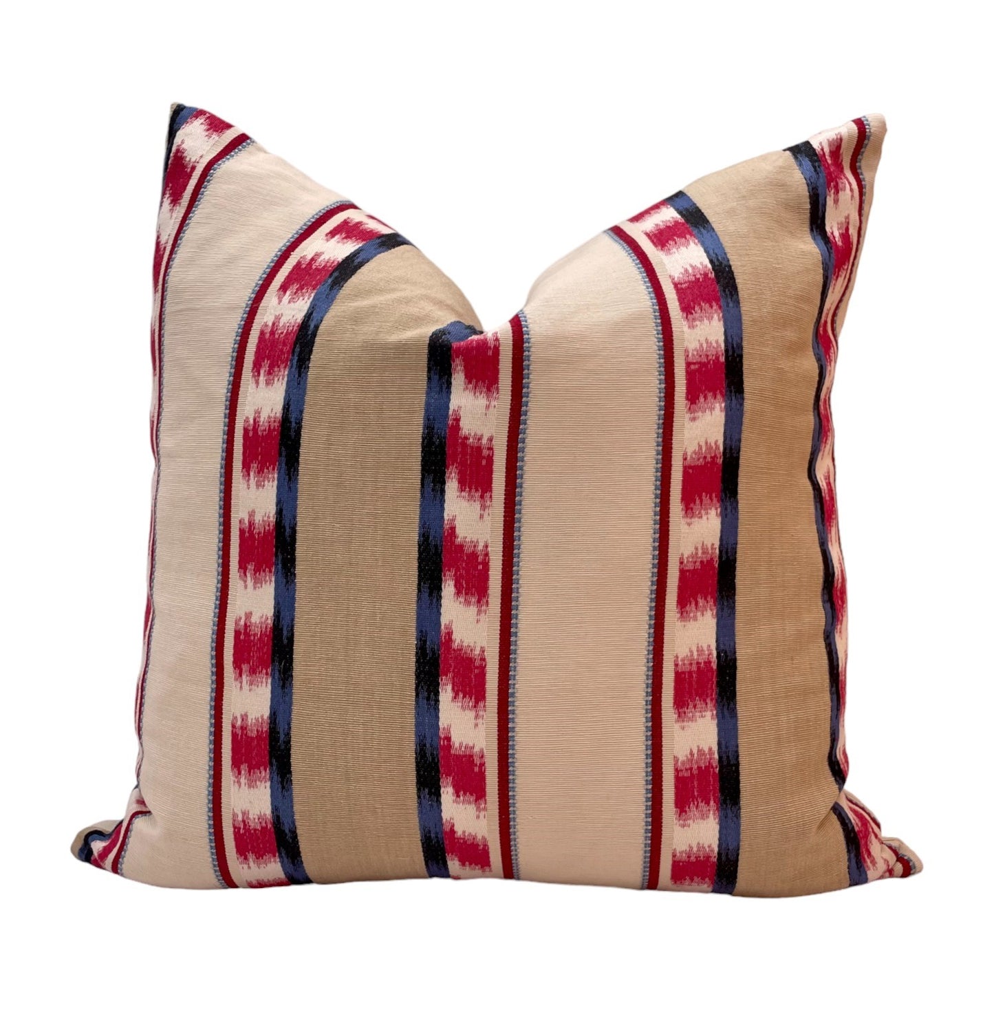 Barcelona Ikat Stripe Cushion