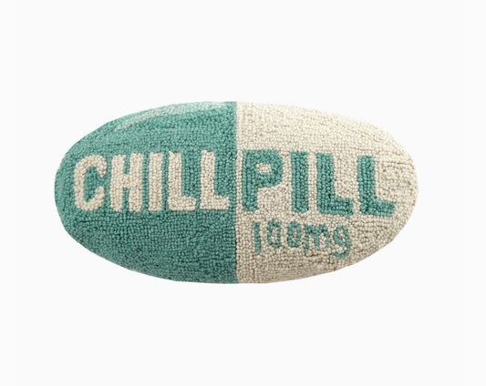Blue Chill Pill Hook Pillow