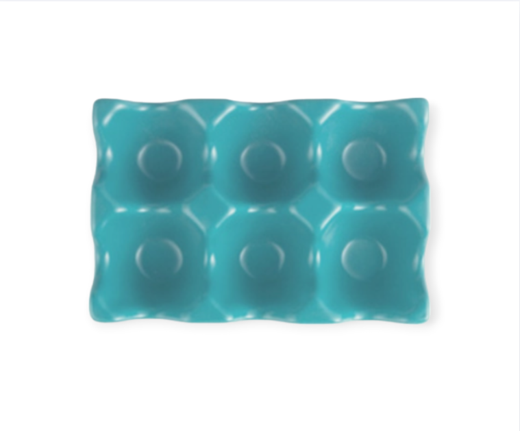 Ceramic 6 Grids Egg Holder