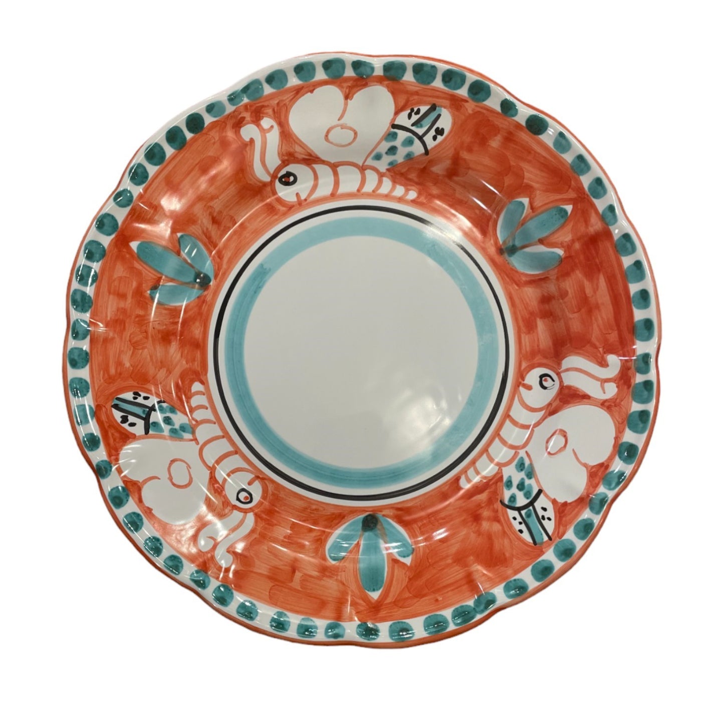 Hand Painted Zoo Plates - Peach