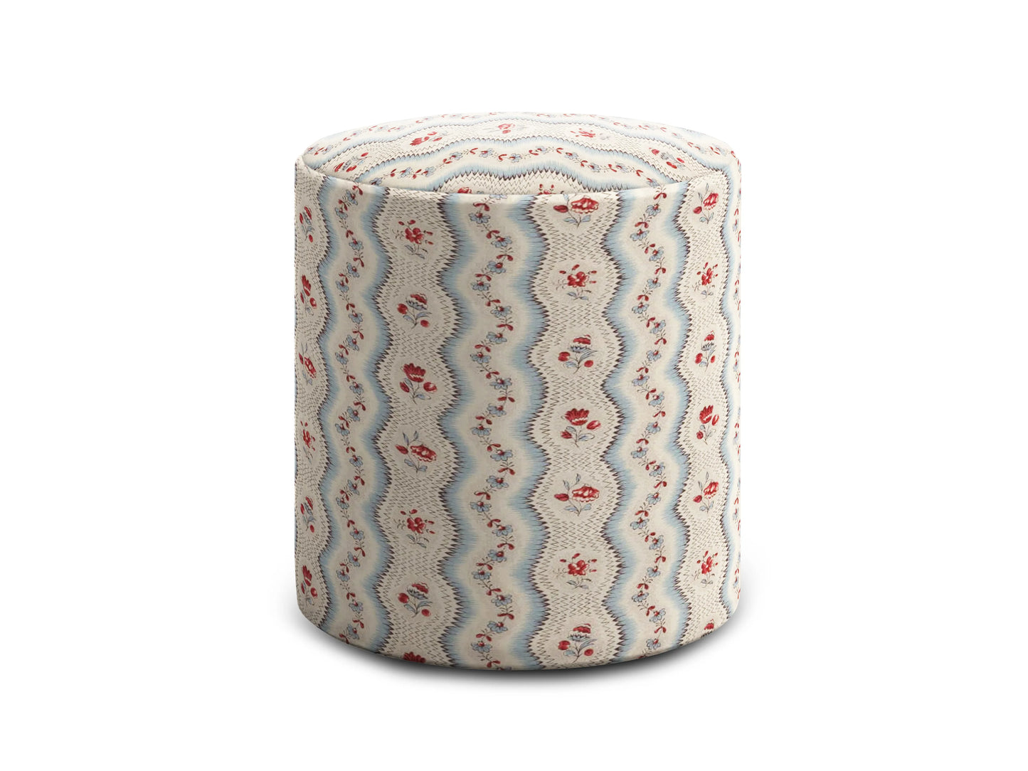 Round Pouffe - Upstairs Downstairs Interiors