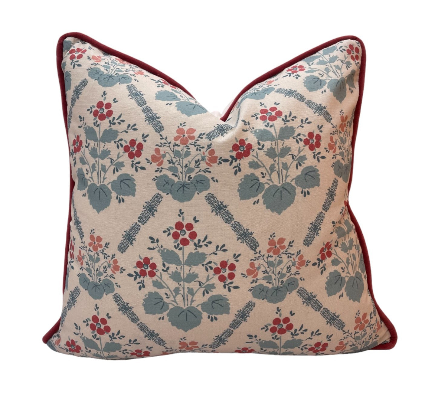 Charlotte Gaisford Elizabeth Blue Cushion