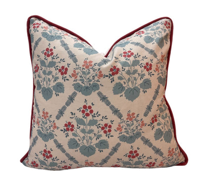 Charlotte Gaisford Elizabeth Blue 20" Cushion