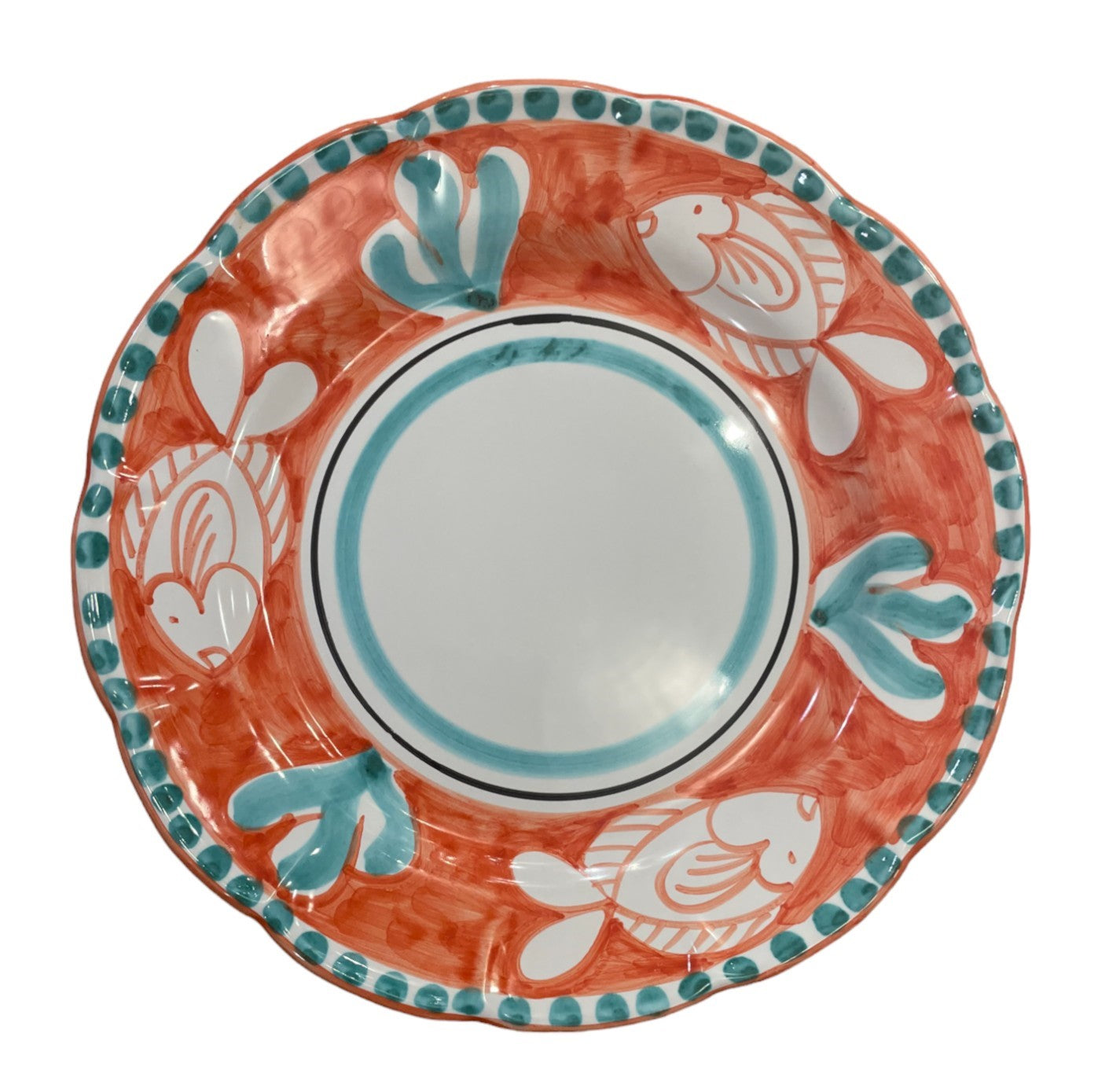 Hand Painted Zoo Plates - Peach