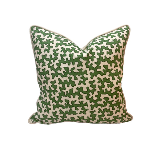 Sybil Colefax Squiggle Green | Made to Measure