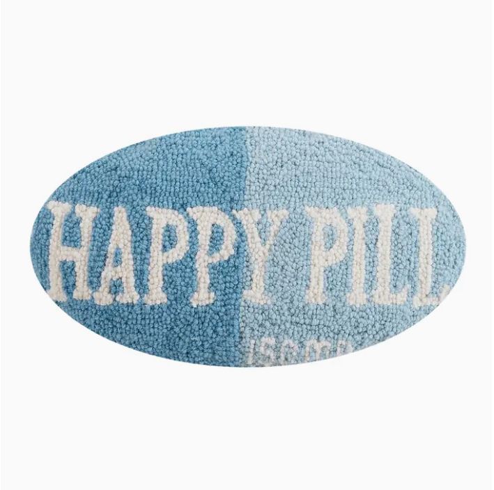 Happy Pill Hook Pillow
