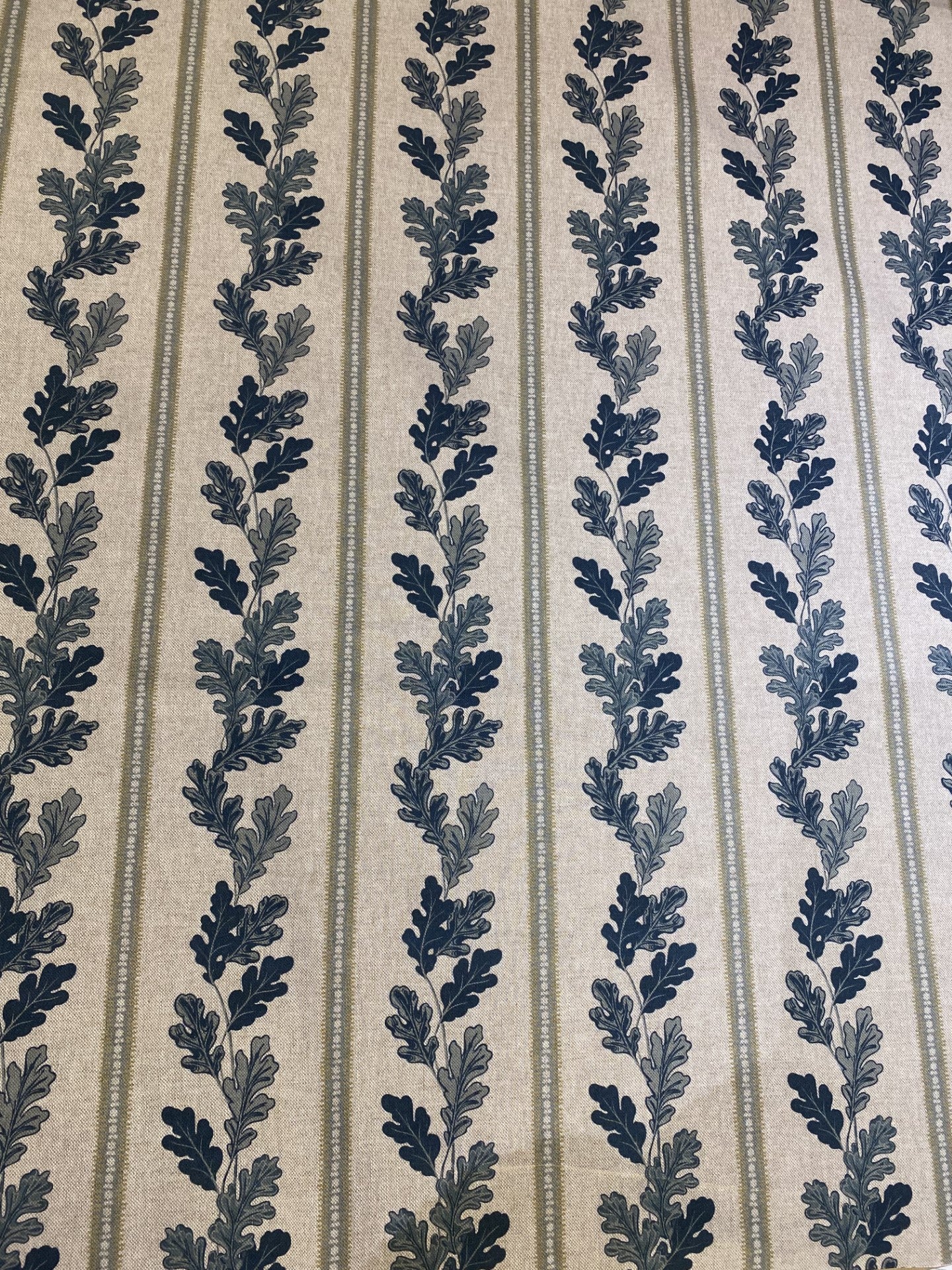 Oak Leaf Stripe Fabric