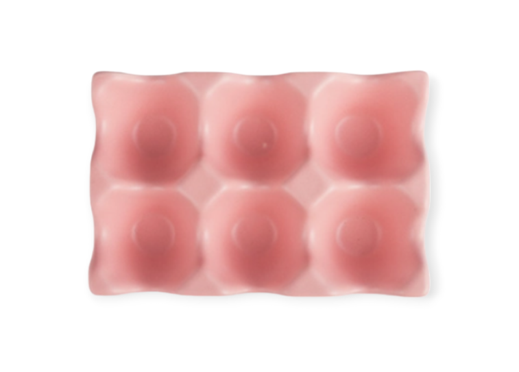 Ceramic 6 Grids Egg Holder