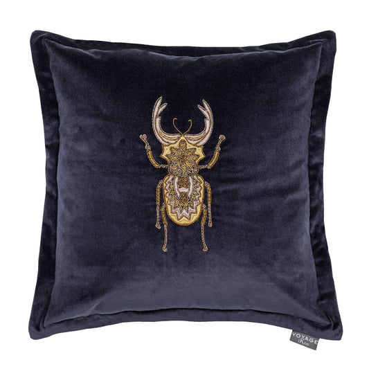 Bellatrix Navy Velvet Cushion