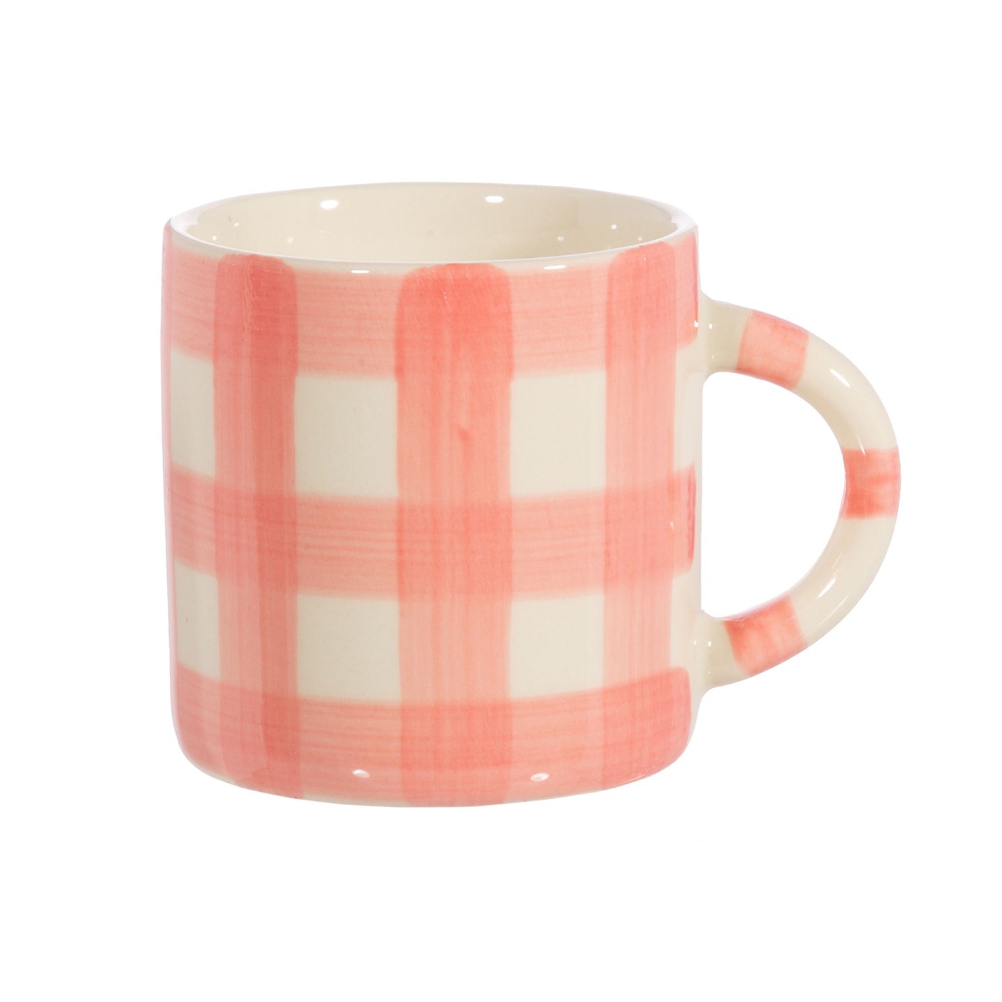 Gingham Mug - Pink