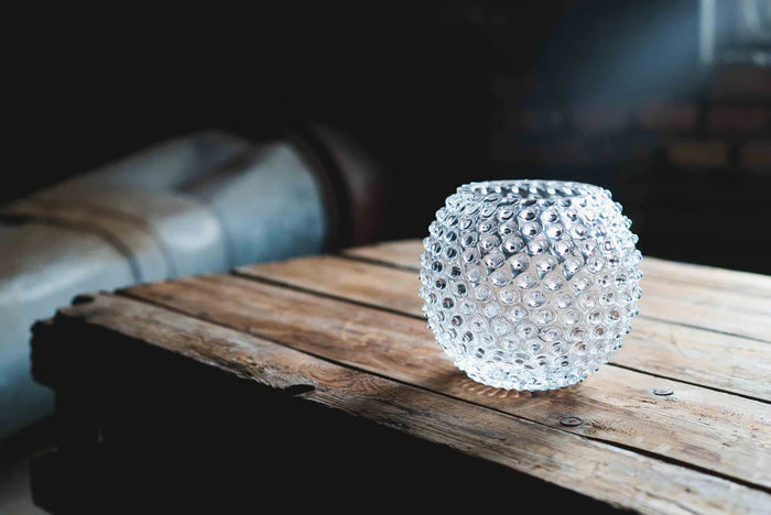 Crystal Hobnail Vase