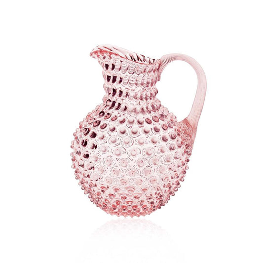 Rosaline Hobnail Glass Jug - Upstairs Downstairs Interiors